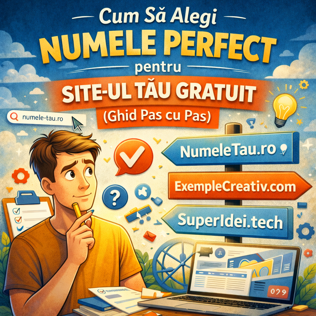 cum sa alegi numele site